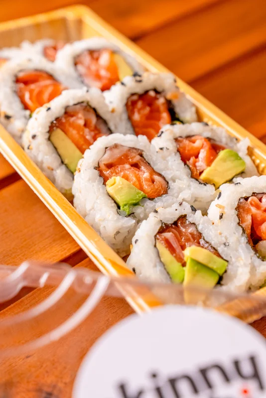 Salmon avocado roll